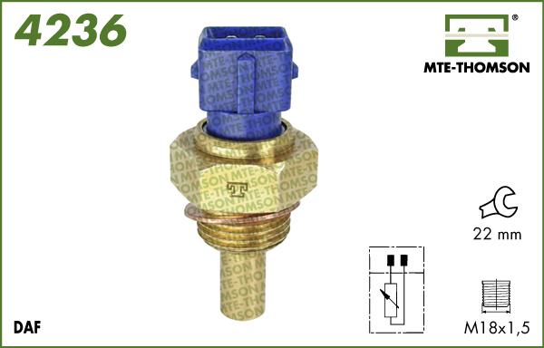 MTE-Thomson 4236 - Devējs, Dzesēšanas šķidruma temperatūra adetalas.lv