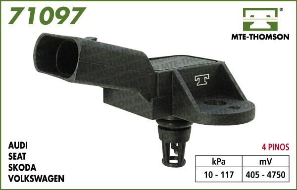 MTE-Thomson 71097 - Devējs, Spiediens ieplūdes traktā adetalas.lv