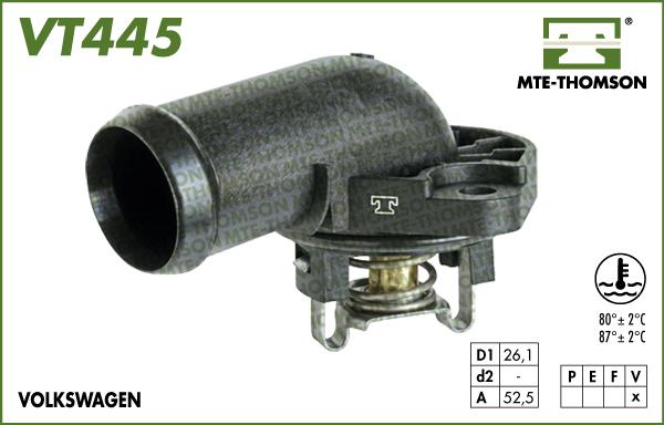 MTE-Thomson VT445.87 - Termostats, Dzesēšanas šķidrums adetalas.lv