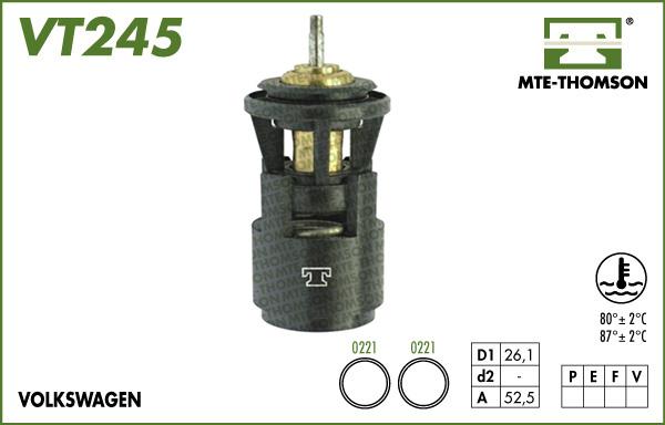 MTE-Thomson VT245.87 - Termostats, Dzesēšanas šķidrums adetalas.lv