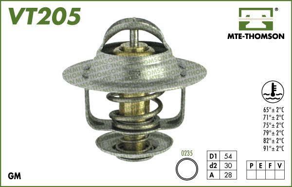 MTE-Thomson VT205.91 - Termostats, Dzesēšanas šķidrums adetalas.lv