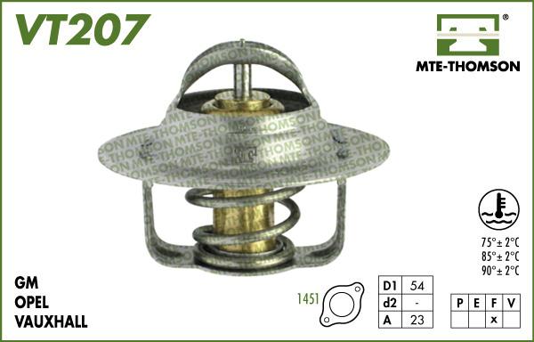 MTE-Thomson VT207.92 - Termostats, Dzesēšanas šķidrums adetalas.lv