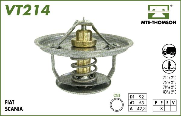 MTE-Thomson VT214.79 - Termostats, Dzesēšanas šķidrums adetalas.lv