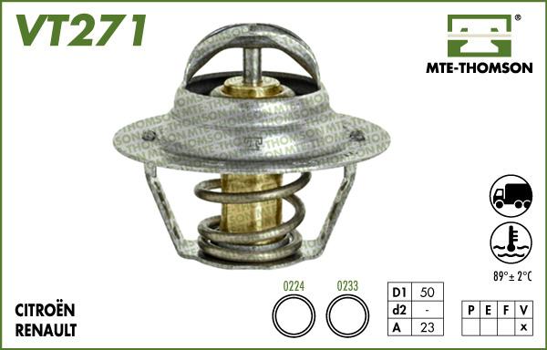 MTE-Thomson VT271.89 - Termostats, Dzesēšanas šķidrums adetalas.lv