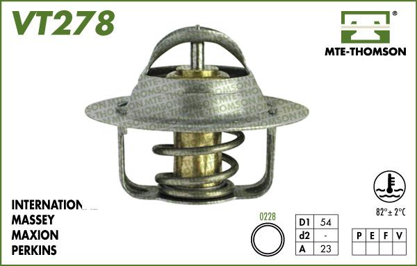 MTE-Thomson VT278.82 - Termostats, Dzesēšanas šķidrums adetalas.lv