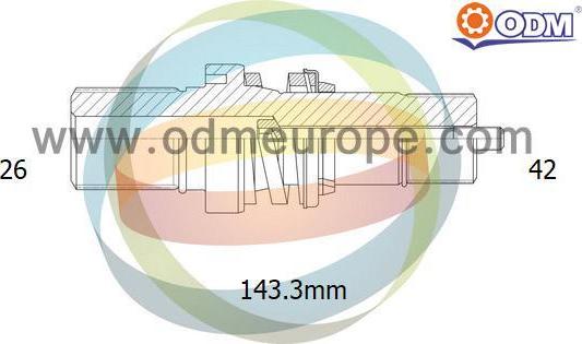 Multiparts 16-210090 - Atlokvārpsta, Diferenciālis adetalas.lv