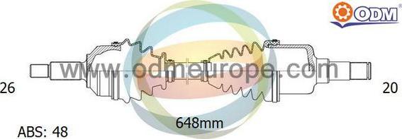 Multiparts 18-091531 - Piedziņas vārpsta adetalas.lv