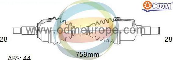 Multiparts 18-051691 - Piedziņas vārpsta adetalas.lv