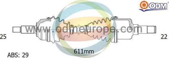 Multiparts 18-161511 - Piedziņas vārpsta adetalas.lv