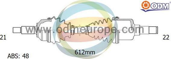 Multiparts 18-161391 - Piedziņas vārpsta adetalas.lv