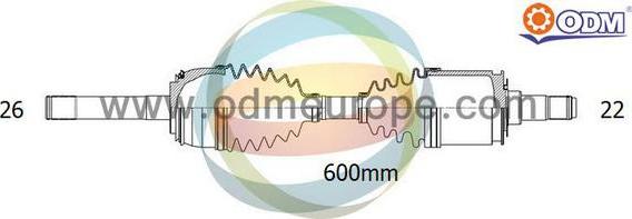 Multiparts 18-302350 - Piedziņas vārpsta adetalas.lv