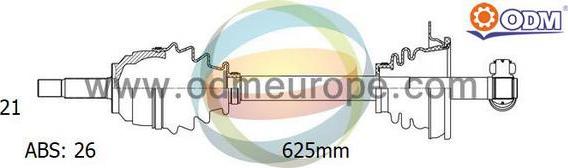 Multiparts 18-291041 - Piedziņas vārpsta adetalas.lv