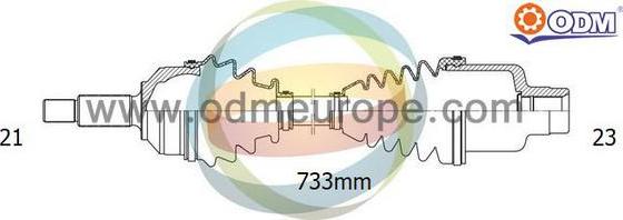 Multiparts 18-292490 - Piedziņas vārpsta adetalas.lv