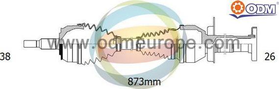 Multiparts 18-212450 - Piedziņas vārpsta adetalas.lv