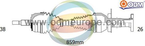 Multiparts 18-212410 - Piedziņas vārpsta adetalas.lv