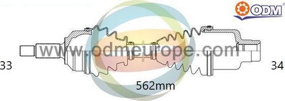 Multiparts 18-232680 - Piedziņas vārpsta adetalas.lv