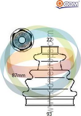 Multiparts 21-990422 - Putekļusargs, Piedziņas vārpsta adetalas.lv