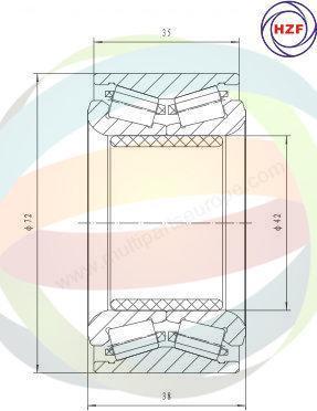 Multiparts 70-070003 - Riteņa rumbas gultņa komplekts adetalas.lv