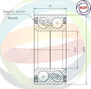 Multiparts 70-350094 - Riteņa rumbas gultņa komplekts adetalas.lv