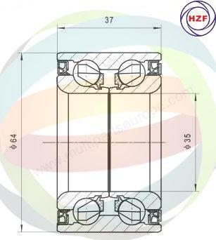 Multiparts 70-310007 - Riteņa rumbas gultņa komplekts adetalas.lv