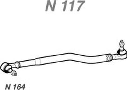 NAKATA N 117 - Stūres šķērsstiepnis adetalas.lv