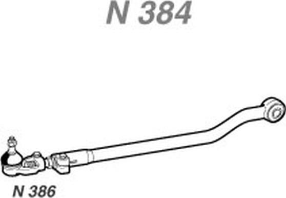 NAKATA N 384 - Stūres šķērsstiepnis adetalas.lv