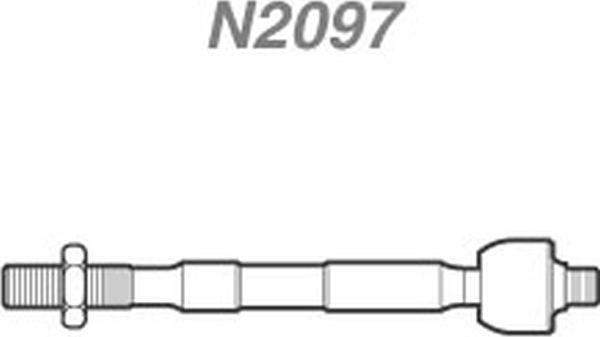 NAKATA N 2097 - Aksiālais šarnīrs, Stūres šķērsstiepnis adetalas.lv