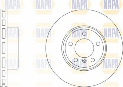 NAPA NBD5444 - Bremžu diski adetalas.lv