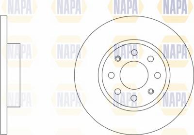 NAPA NBD5618 - Bremžu diski adetalas.lv