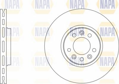 NAPA NBD5015 - Bremžu diski adetalas.lv