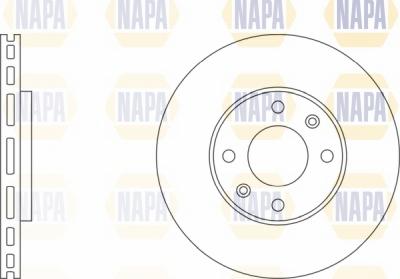 NAPA NBD5185 - Bremžu diski adetalas.lv