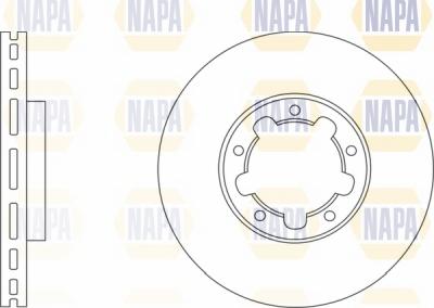 NAPA NBD5226 - Bremžu diski adetalas.lv