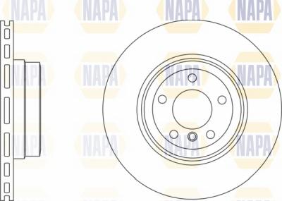 NAPA NBD5783 - Bremžu diski adetalas.lv