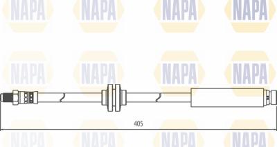 NAPA NBH1024 - Bremžu šļūtene adetalas.lv