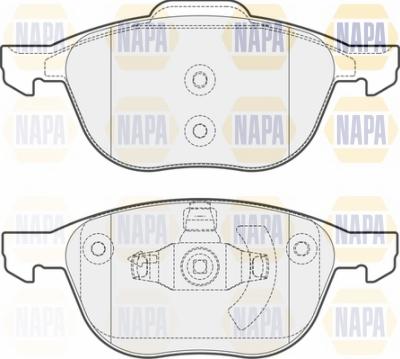 NAPA NBP1443 - Bremžu uzliku kompl., Disku bremzes adetalas.lv