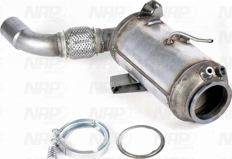 NAP carPARTS CAD10625 - Nosēdumu / Daļiņu filtrs, Izplūdes gāzu sistēma adetalas.lv