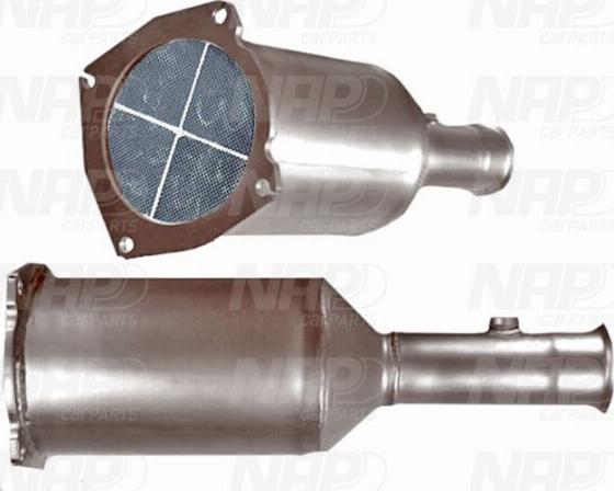 NAP carPARTS CAD10055 - Nosēdumu / Daļiņu filtrs, Izplūdes gāzu sistēma adetalas.lv