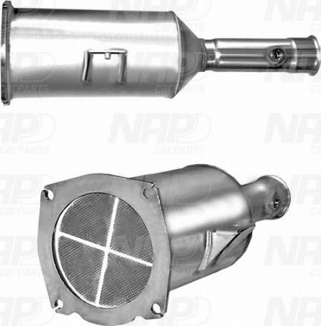 NAP carPARTS CAD10069 - Nosēdumu / Daļiņu filtrs, Izplūdes gāzu sistēma adetalas.lv