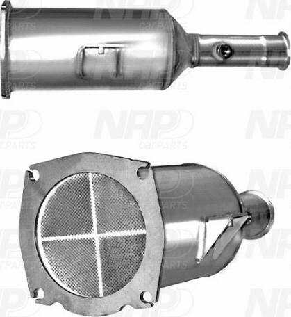 NAP carPARTS CAD10068 - Nosēdumu / Daļiņu filtrs, Izplūdes gāzu sistēma adetalas.lv