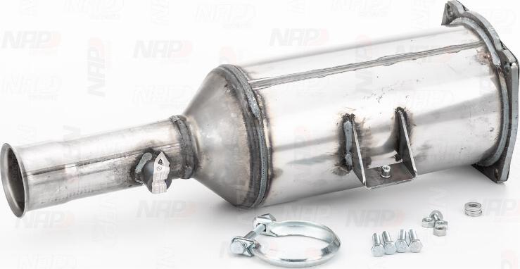 NAP carPARTS CAD10067 - Nosēdumu / Daļiņu filtrs, Izplūdes gāzu sistēma adetalas.lv