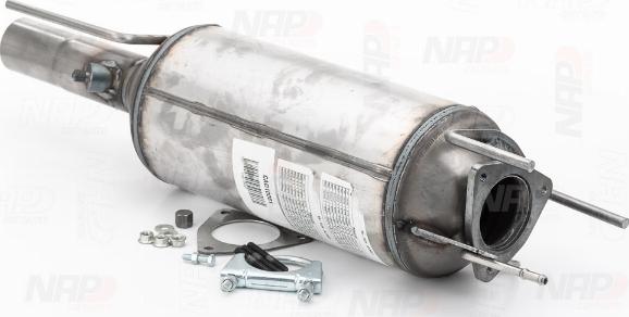 NAP carPARTS CAD10081 - Nosēdumu / Daļiņu filtrs, Izplūdes gāzu sistēma adetalas.lv