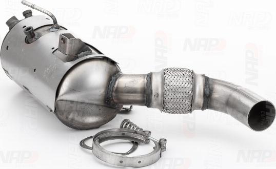 NAP carPARTS CAD10030 - Nosēdumu / Daļiņu filtrs, Izplūdes gāzu sistēma adetalas.lv