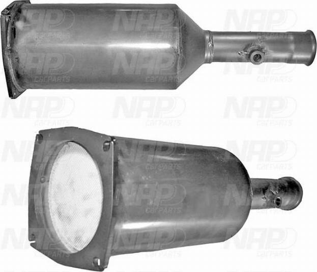 NAP carPARTS CAD10345 - Nosēdumu / Daļiņu filtrs, Izplūdes gāzu sistēma adetalas.lv