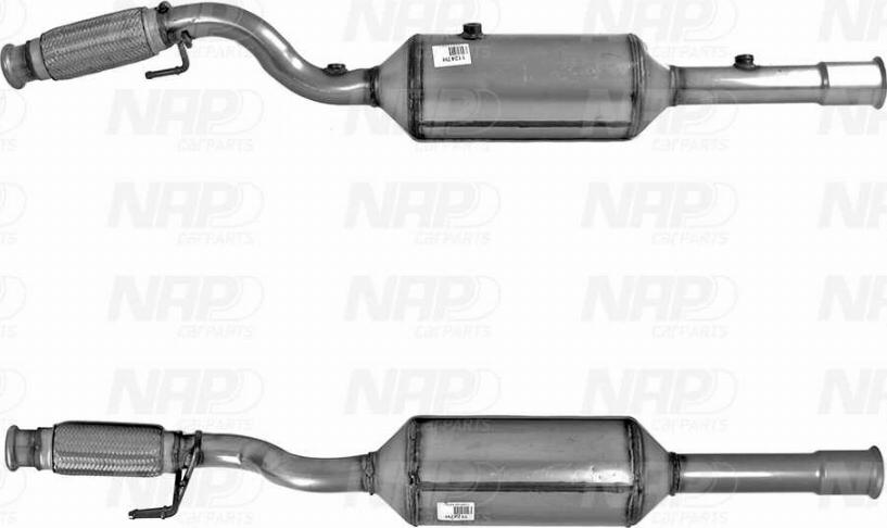 NAP carPARTS CAD10321 - Nosēdumu / Daļiņu filtrs, Izplūdes gāzu sistēma adetalas.lv