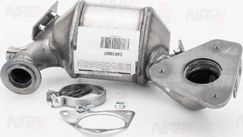 NAP carPARTS CAK10607 - Katalizators adetalas.lv