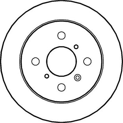 IPS Parts IBT-1604 - Bremžu diski adetalas.lv