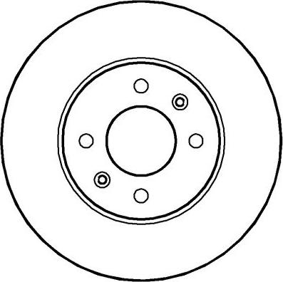 Unipart GBD1859 - Bremžu diski adetalas.lv