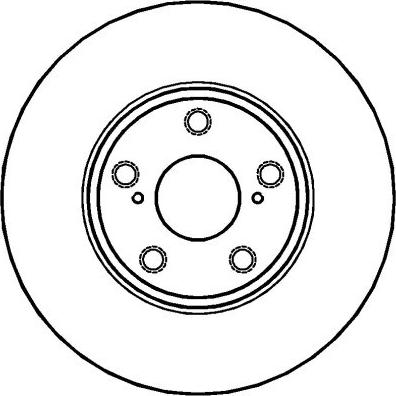 BOSCH 00986479R28 - Bremžu diski adetalas.lv