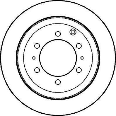 NATIONAL NBD833 - Bremžu diski adetalas.lv