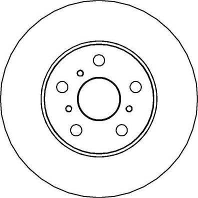 Japanparts JDI258 - Bremžu diski adetalas.lv